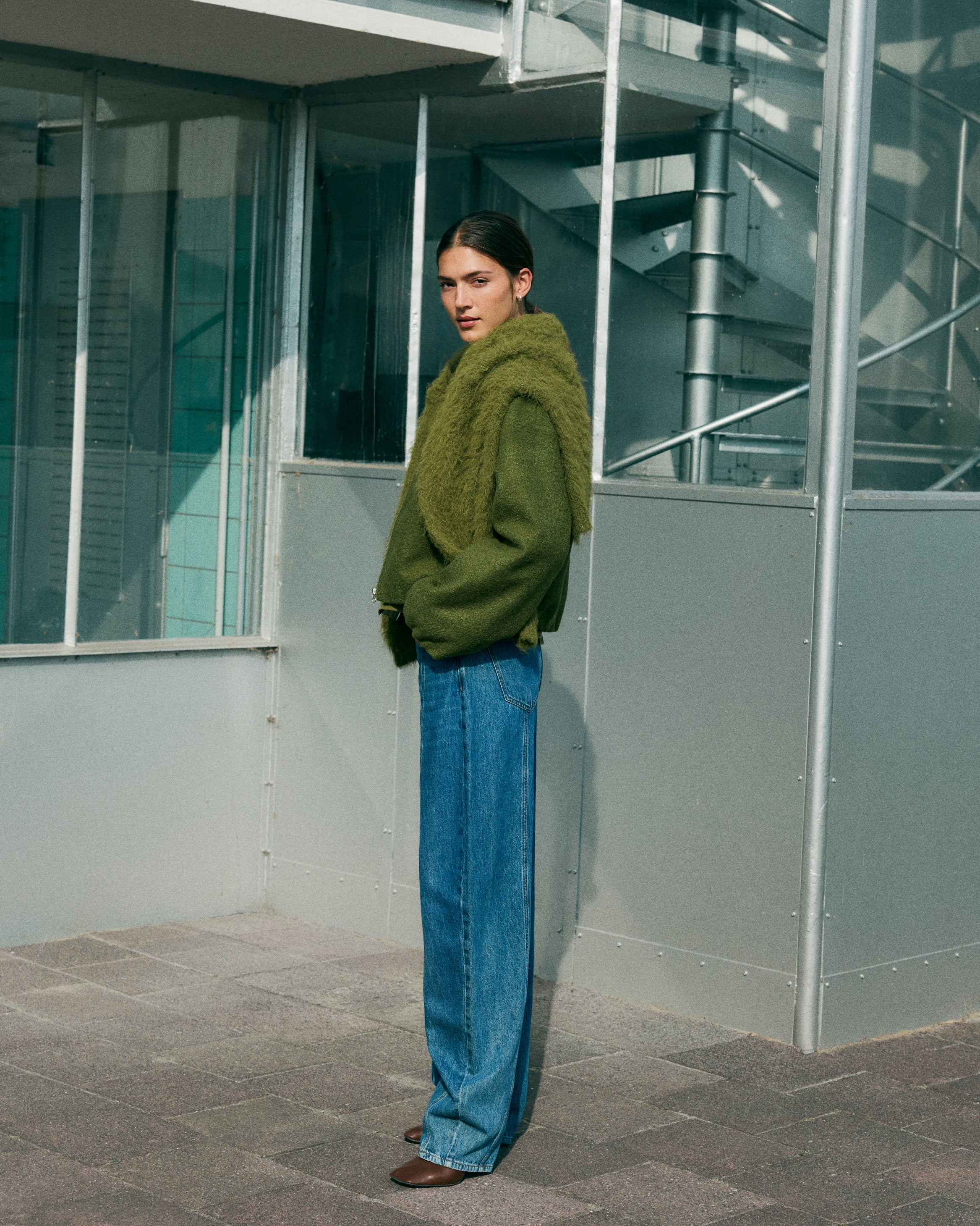 VIJADAS Bomber Jacket - Avocado